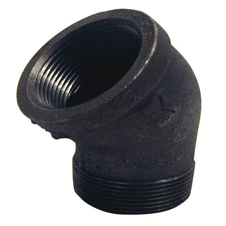 B & K/MUELLER INDS(IMPORT) 1/8"Blk 45 Street Elbow 520-500HC